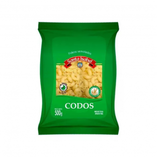Fideos Santa Isabel Codos 500 gr