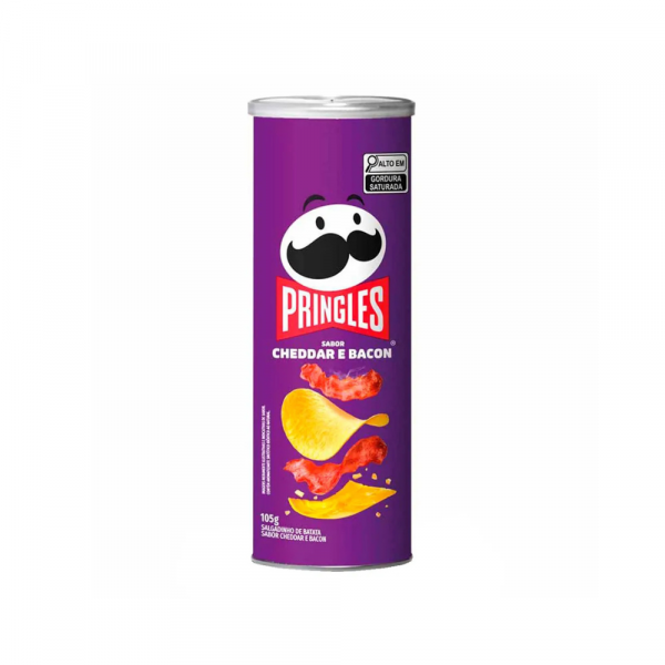 Papas Pringles Cheddar y Bacon 105 gr