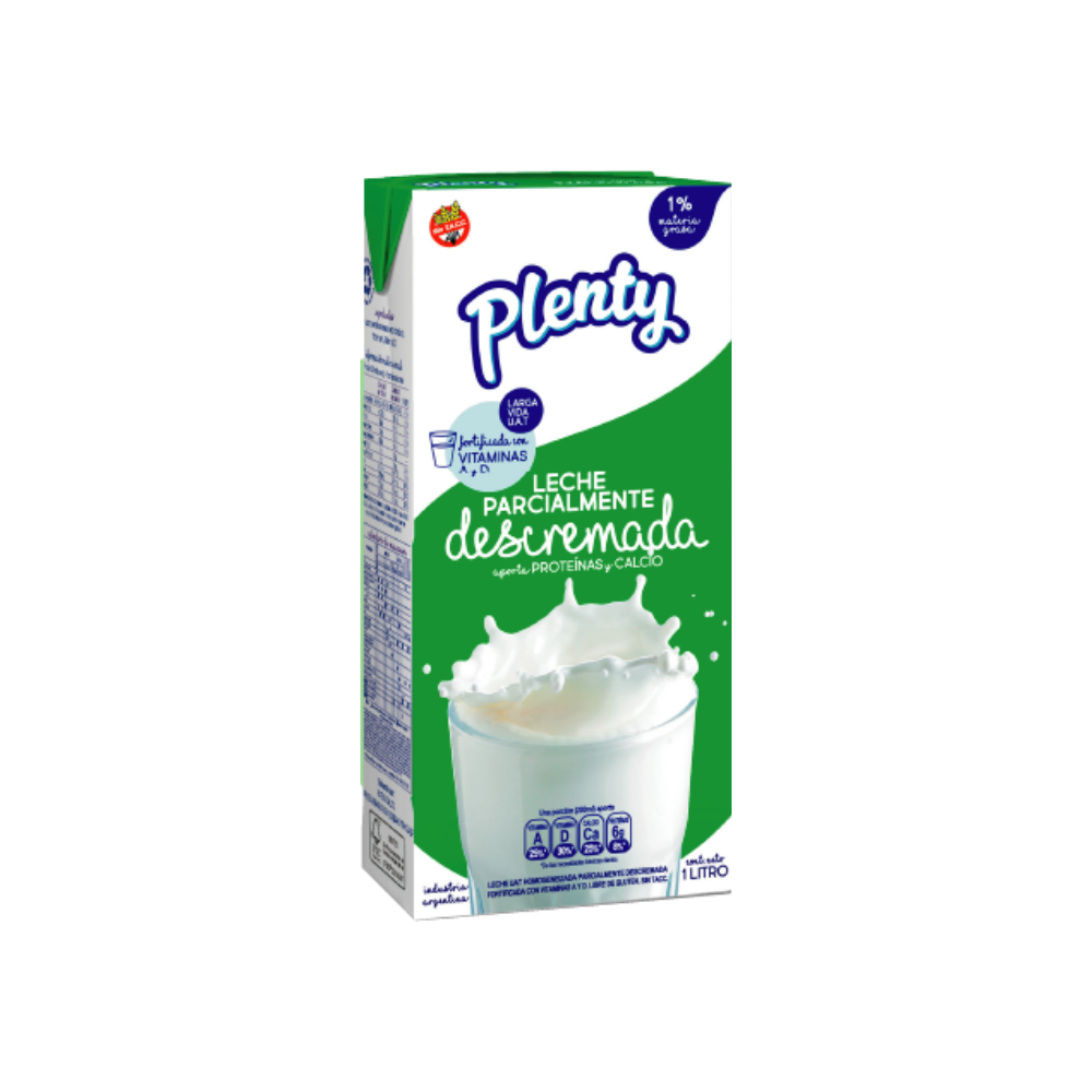 Leche Plenty Descremada 1 lt