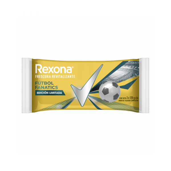 Jabón Rexona Fútbol Fanatics 3 x 120 gr