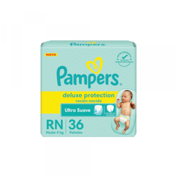 Pañal Pampers Deluxe RN x 36 unidades
