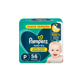 Pañal Pampers Babydry P x 56 unidades