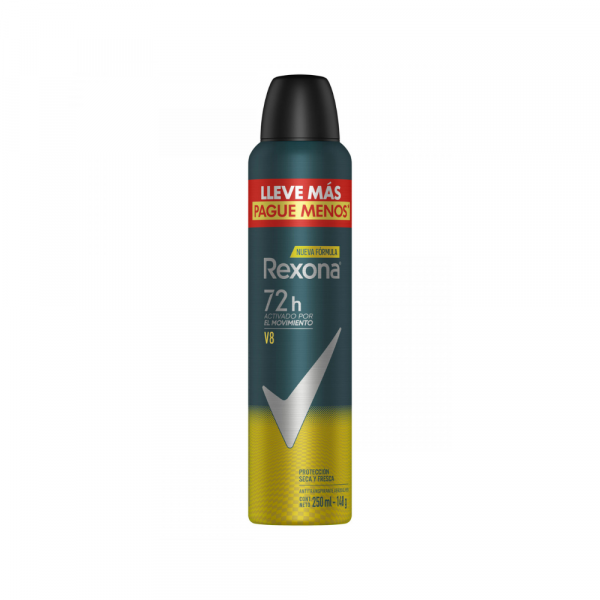 Desodorante Rexona V8 72 hs 250 ml