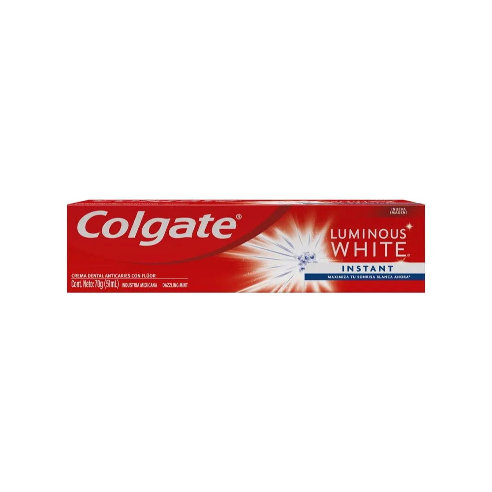 Crema Dental Colgate Luminous White 70 gr