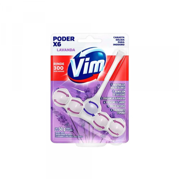 Vim Canasta Poder Lavanda 6 unidades