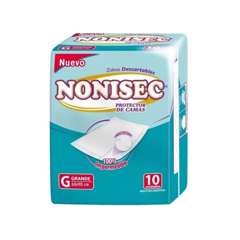 Zalea Nonisec Cubre Cama 10 unidades