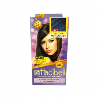 Tintura Kit Hadibell 0 Negro Muy Azulado