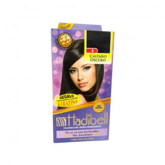 Tintura Kit Hadibell 3 Castaño Oscuro