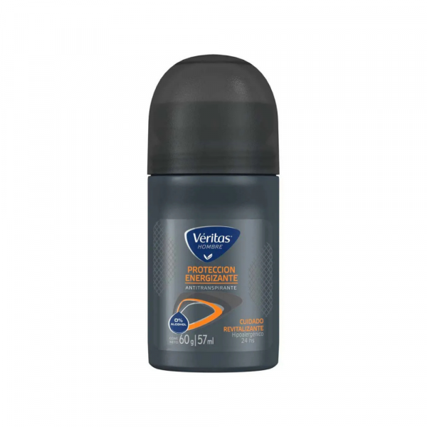 Desodorante Veritas Roll On Protección Energizante Hombre 60 ml