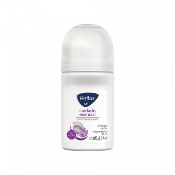 Desodorante Veritas Roll On Cuidado Esencial Mujer 60 ml