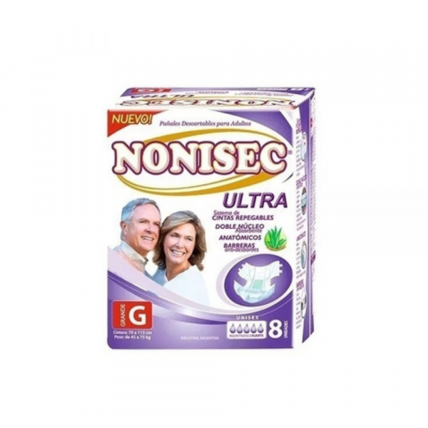 Pañal Nonisec Ultra Anatómico GR x 8 unidades