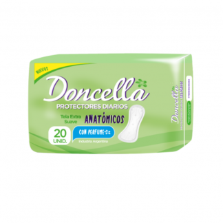 Protectores Doncella Anatómico c/ Desodorante 20 unidades