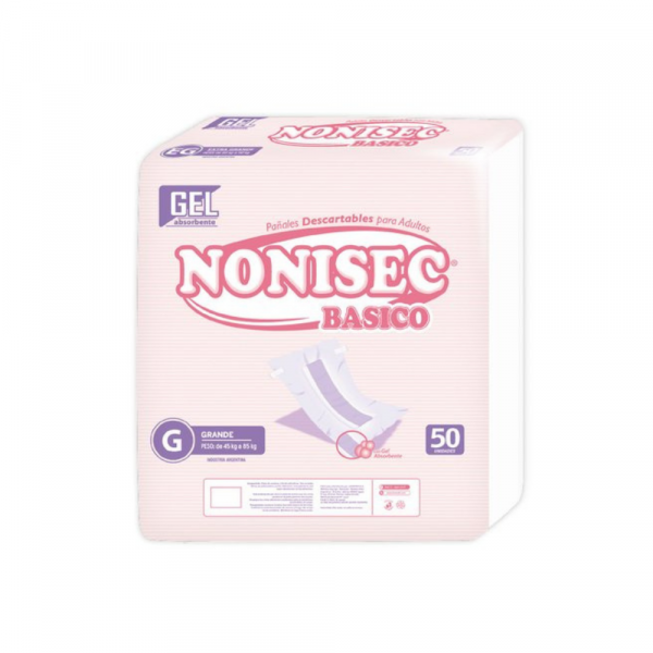 Pañal Nonisec Básico GR x 50 unidades