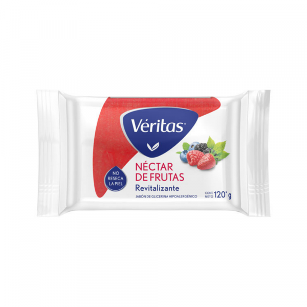Jabón Veritas Glicerina Néctar Frutas 120 gr