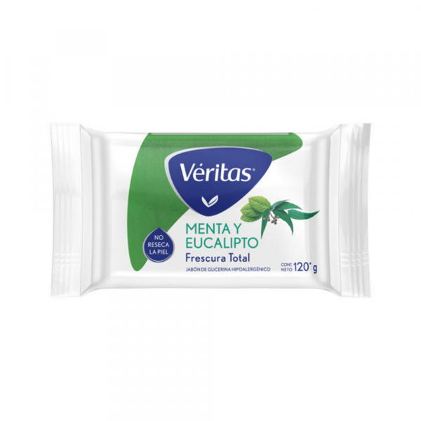 Jabón Veritas Glicerina Menta Eucalipto 120 gr