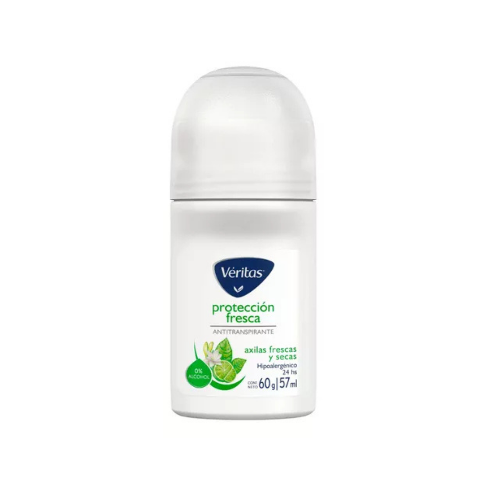 Desodorante Veritas Roll On Protección y Cuidado 60 ml