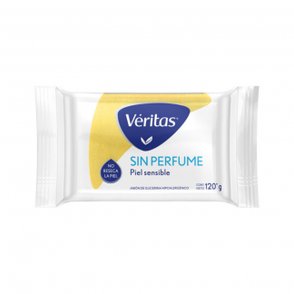 Jabón Veritas Glicerina Sin Perfume 120 gr