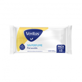 Jabón Veritas Glicerina 3 unid x 120 gr