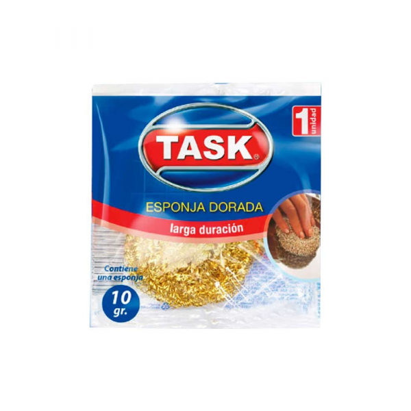 Esponja Task Dorada 15 unidades