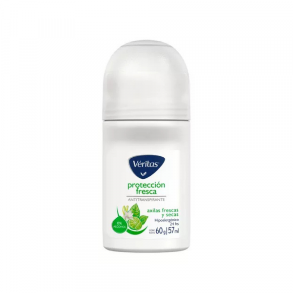 Desodorante Veritas Roll On Protección Fresca 60 ml