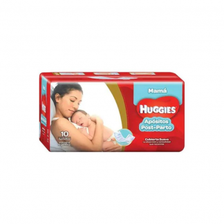 Apositos Huggies Post Parto Mamá 10 Unidades