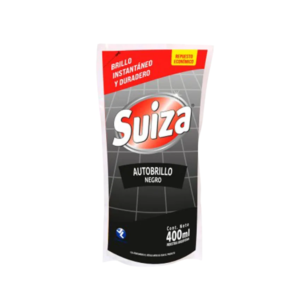 Autobrillo para Piso Suiza Negro 400 ml DP