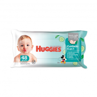 Toallas Húmedas Huggies Cuidado 4 en 1 48 unidades