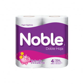 Papel Higiénico Noble Doble Hoja 4 x 30 mt