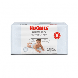 Pañal Huggies Dermacare Ahorro M x 58 unidades