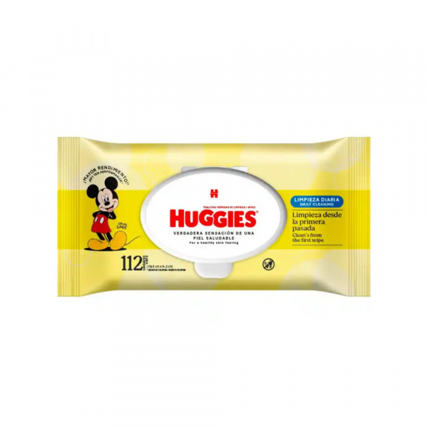Toallas Húmedas Huggies Limpieza Diaria 112 unidades