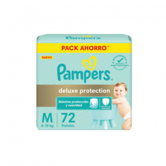 Pañal Pampers Deluxe Ahorro M x 72 unidades