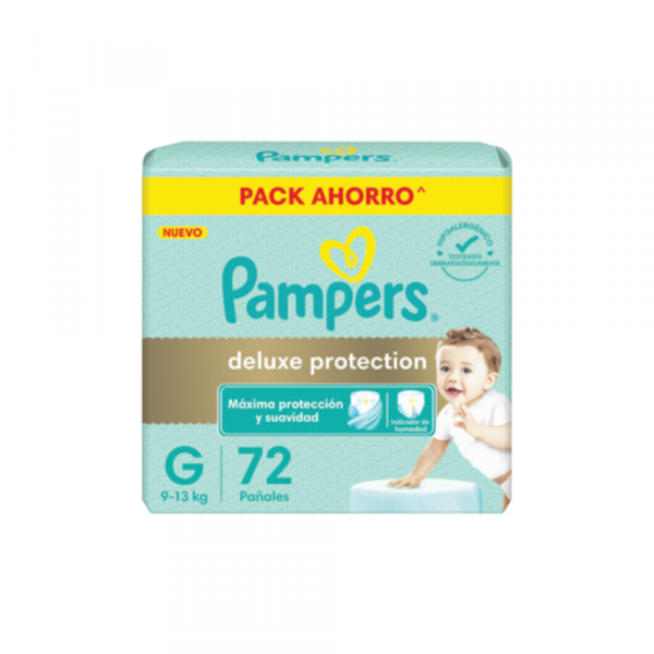 Pañal Pampers Deluxe Ahorro G x 72 unidades