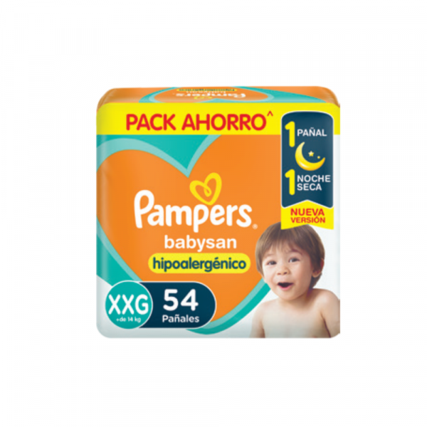 Pañal Pampers Babysan Ahorro XXG x 54 unidades