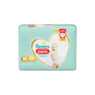 Pañal Pampers Pants Premium Care M x 34 unidades