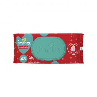 Toallas Húmedas Pampers C/Tapa 48 unidades