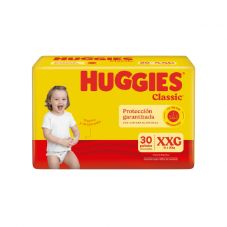 Pañal Huggies Classic Jumbo XXG x 30 unidades