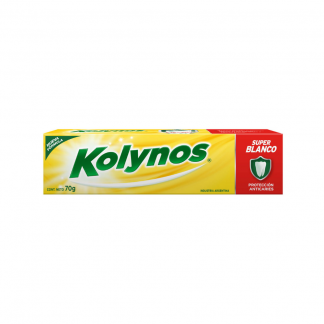 Crema Dental Kolynos Súper Blanco Amarilla 70 gr