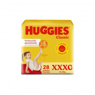 Pañal Huggies Classic Jumbo XXXG x 28 unidades