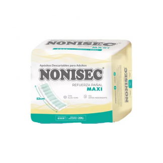Apósitos Nonisec Refuerza Pañal Maxi 20 unidades