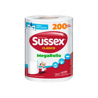 Rollo de Cocina Sussex Megarollo 200 Paños