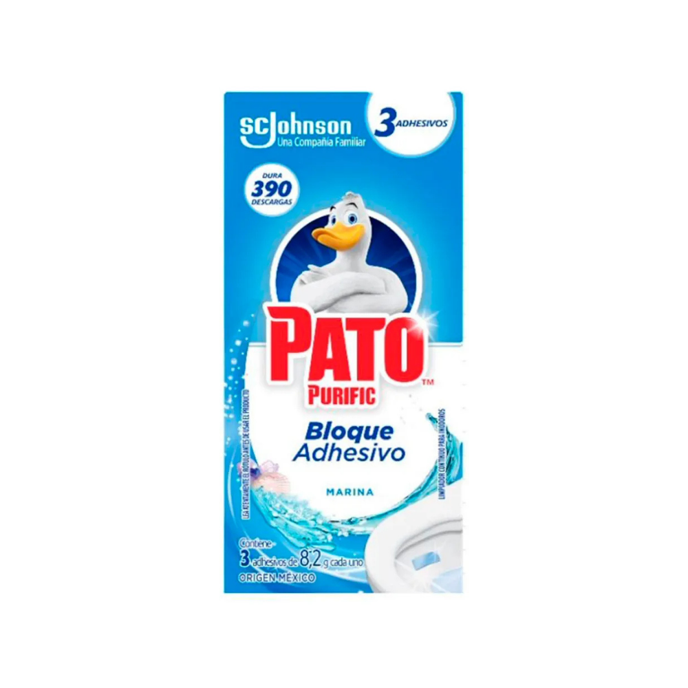 Pato Purific Bloque Adhesivo Marina 3 x 8.2 gr
