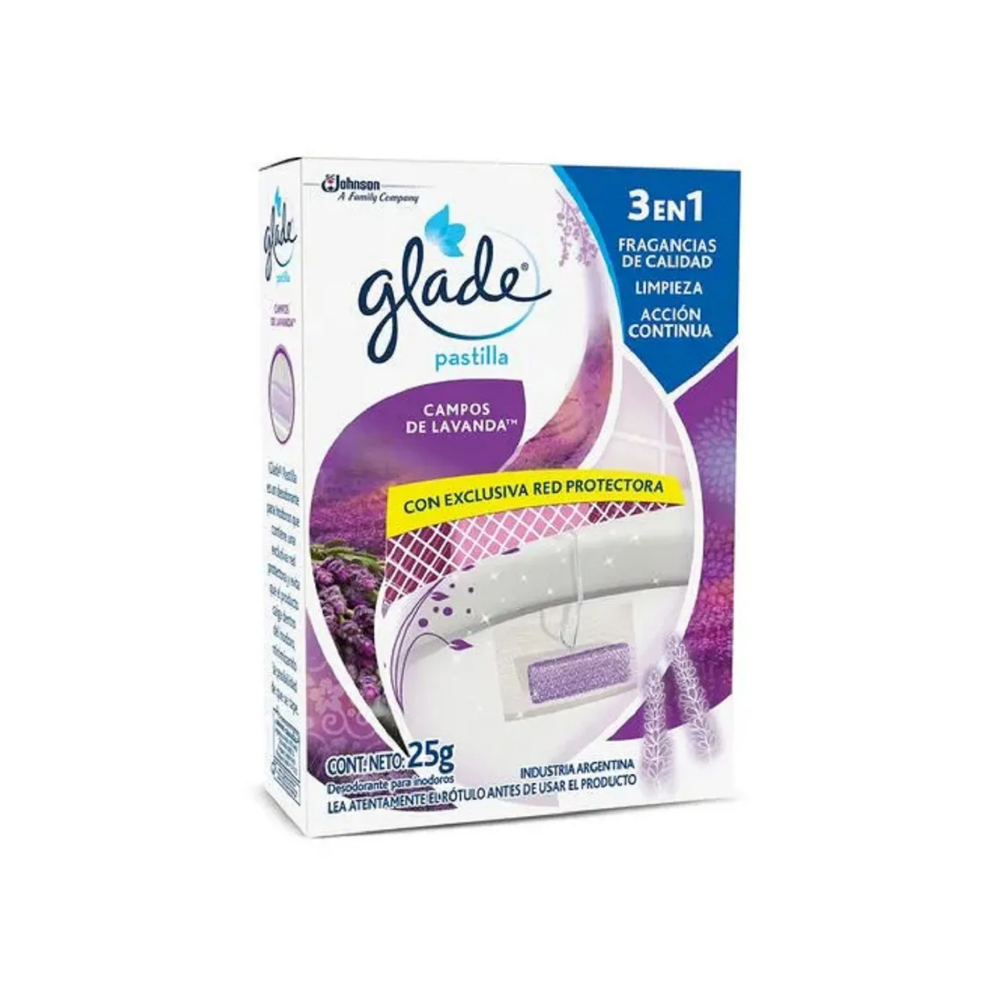 Pastilla Glade Lavanda 3 en 1 25 gr