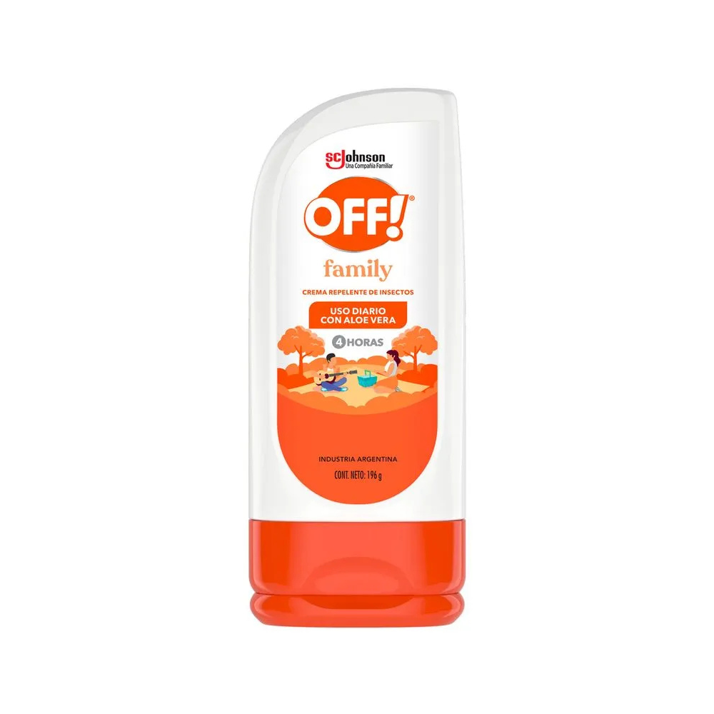 Repelente OFF Family Crema con Aloe 196 gr