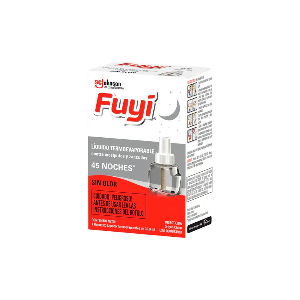 Insecticida Fuyi Líquido 45 Noches Repuesto