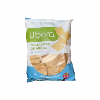 Tostaditas de Arroz Libera Sin Sal 100 gr