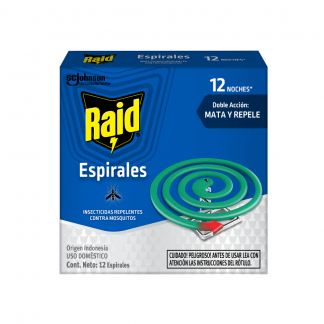 Espiral Raid Caja x 12 unidades