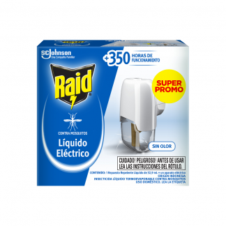 Insecticida Raid Líquido 45 Noches + Aparato