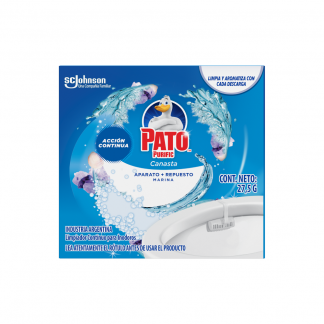 Pato Purific Canasta Pastilla Marina 27.5 gr Aparato + Repuesto