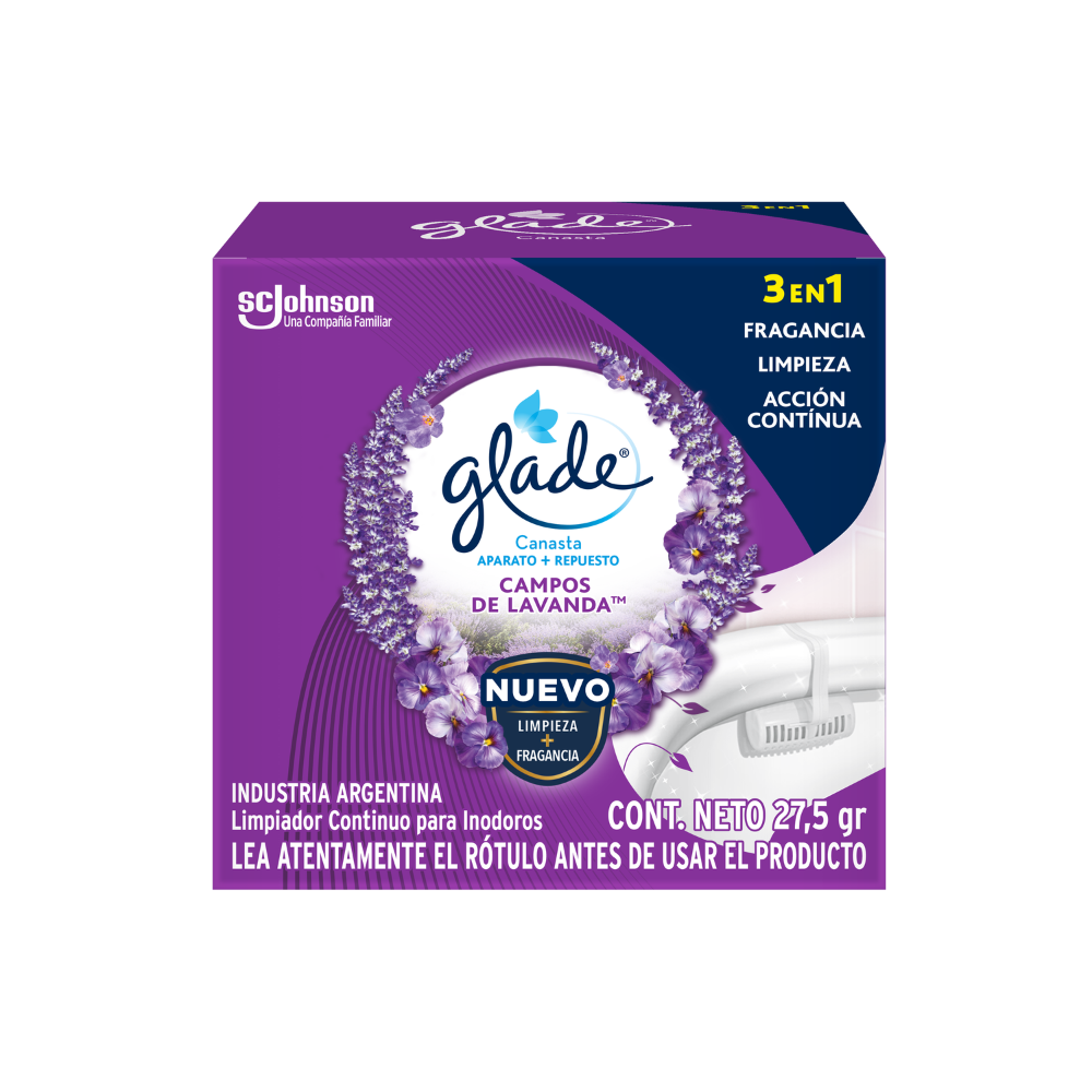 Glade Canasta Pastilla Lavanda 27,5 gr