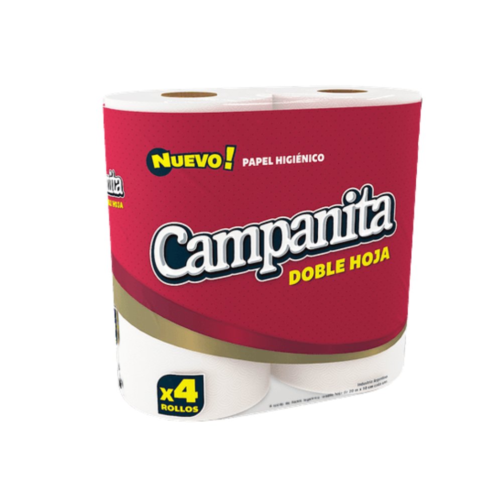 Papel Higiénico Campanita DH 4 x 20 mt